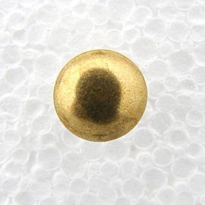 Декоративные гвозди Сфера малая 11х16 мм золото